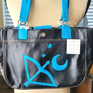 Liz Claiborne Sagittarius/astrology shoulder bag & accessories